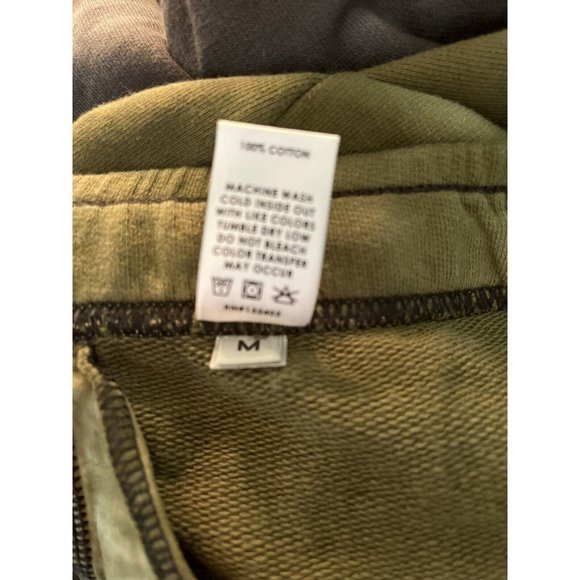 Cotton Citizen Milan Tie Dye Green Moss Ombré Sweatpants M - Picture 7 of 7